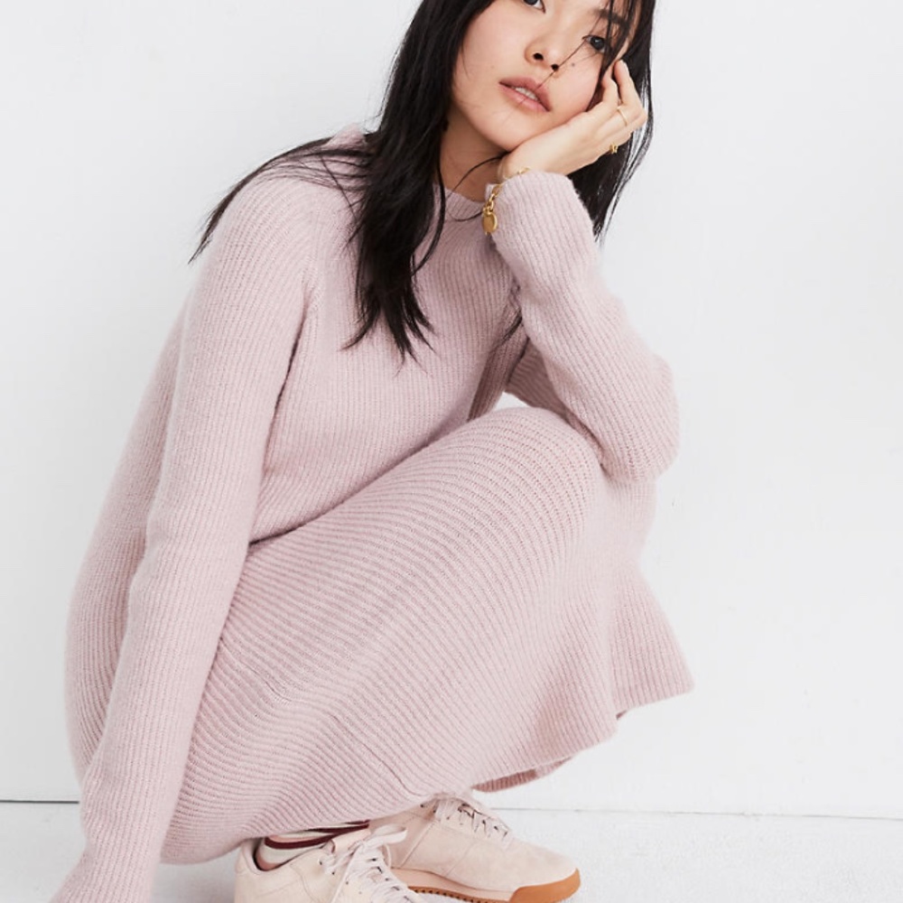 Madewell Northfield Mockneck Sweater-Dress